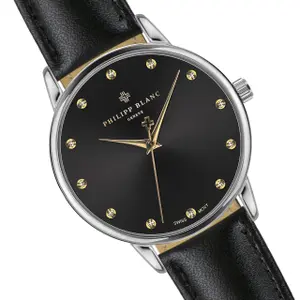 Lederuhr Damen Philipp Blanc Prilly image-1