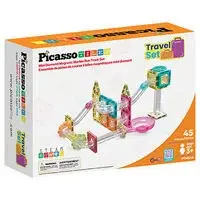 Construction games Picasso Tiles Magnetic marble circuit image-1