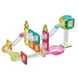 Construction games Picasso Tiles Magnetic marble circuit image-2
