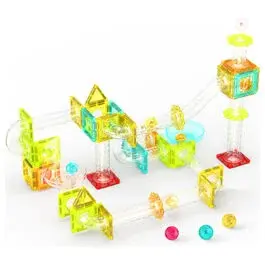 Construction games Picasso Tiles Magnetic marble circuit image-3