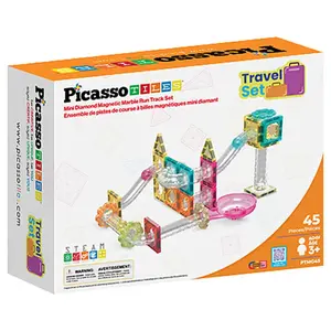 Construction games Picasso Tiles Magnetic marble circuit image-5