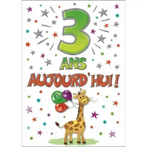 Dubbele kaart Piccadilly Greetings 03 Ans Aujourd'hui image-0