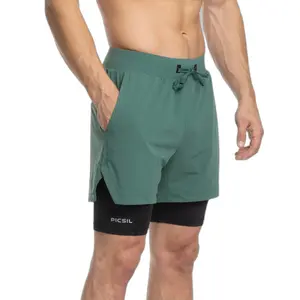 2-in-1 mesh compression shorts PICSIL Premium image-0