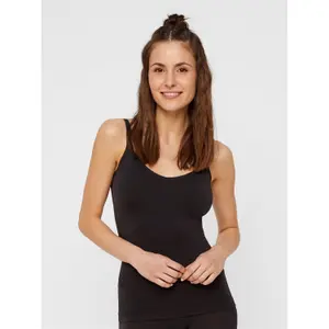 Camiseta de tirantes mujer Pieces Plain image-1