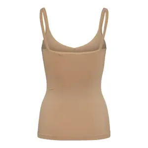 Camiseta de tirantes para mujer Pieces Plain image-4