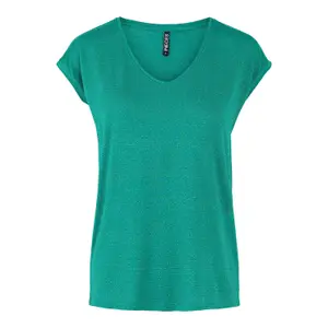 17078572-3071474-t-shirt-femme-pieces-billo-lurex-pepper-green-gold-lurex