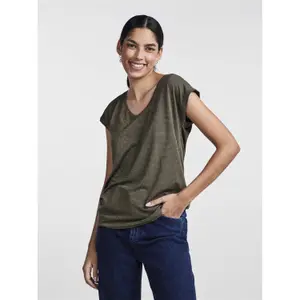 T-shirt för kvinnor Pieces Billo Lurex image-1
