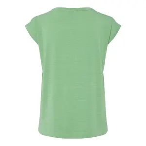 T-shirt da donna a righe Pieces Billo Lurex image-1