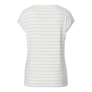 T-shirt da donna a righe Pieces Billo Lurex image-1
