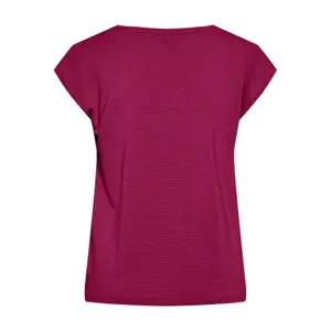T-shirt da donna a righe Pieces Billo Lurex image-1