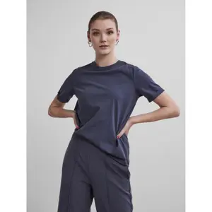 Camiseta de mujer Pieces Ria Up Solid image-1