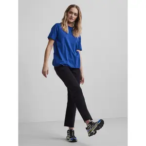 Camiseta mujer Pieces Ria Up Solid image-3