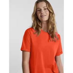 Camiseta mujer Pieces Ria Up Solid image-4