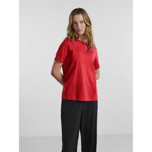 Camiseta mujer Pieces Ria Up Solid image-2