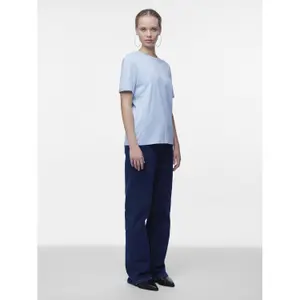 Camiseta mujer Pieces Ria Up Solid image-3