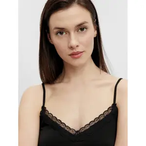 Camiseta de tirantes mujer Pieces Kate image-4