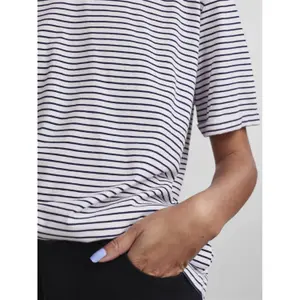 Camiseta mujer Pieces Ria Up Stripes image-4