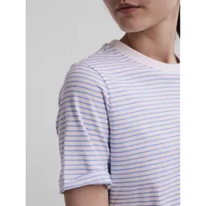 Camiseta mujer Pieces Ria Up Stripes image-4