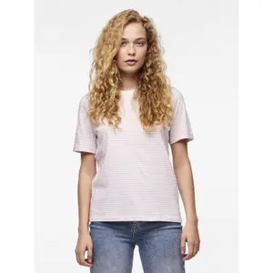 Camiseta mujer Pieces Ria Up Stripes image-1