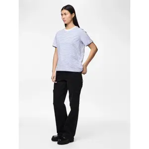 Camiseta mujer Pieces Ria Up Stripes image-2