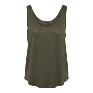 Camiseta de tirantes mujer Pieces Billo Lurex image-0