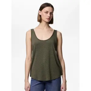Camiseta de tirantes mujer Pieces Billo Lurex image-1