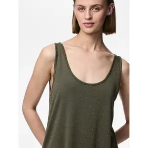 Camiseta de tirantes mujer Pieces Billo Lurex image-5