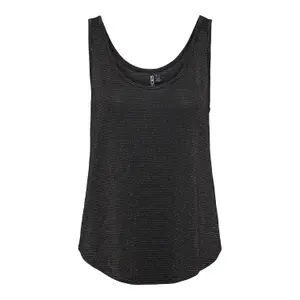 Camiseta de tirantes mujer Pieces Billo Lurex image-0