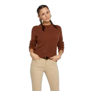 Pullover à col O femme Pieces Ellen image-1