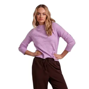 Pullover à col O femme Pieces Ellen image-1