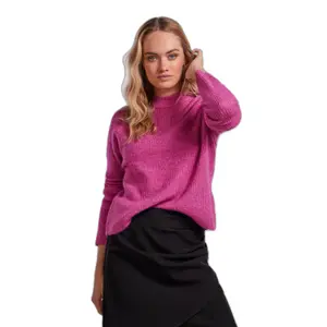 Pullover à col O femme Pieces Ellen image-1