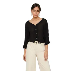Blouse 3/4 manches replier femme Pieces image-1