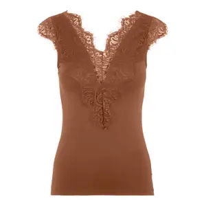 Camiseta de tirantes mujer Pieces Cilu image-0