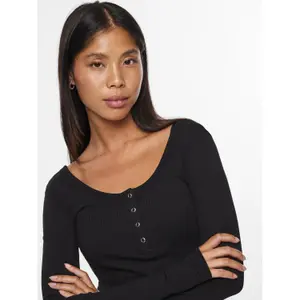 Women's long-sleeve T-shirt Pieces Kitte image-5