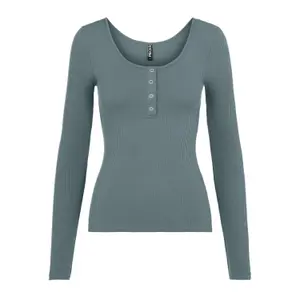 Camiseta de manga larga mujer Pieces Kitte image-0