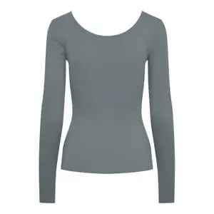Camiseta de manga larga mujer Pieces Kitte image-1