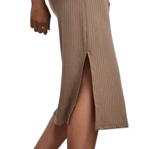 Jupe midi femme Pieces Kylie image-4