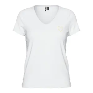 T-shirt da donna Pieces New image-0