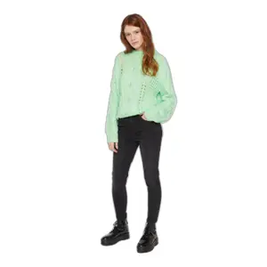 Jeans skinny femme Pieces Delly CR BL212-BA image-1