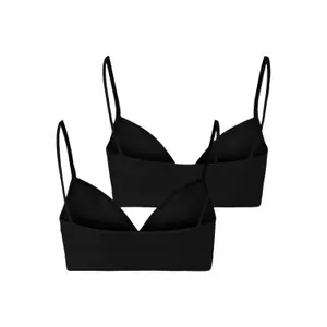 Lot de 2 brassières côtelé femme Pieces Symmi image-1