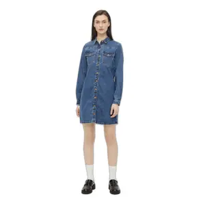 Robe en jean manches longues femme Pieces Perry image-2