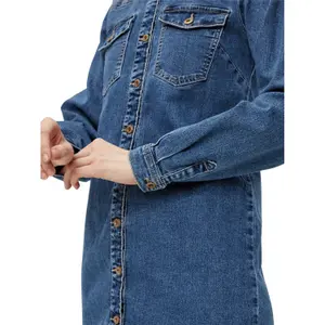 Robe en jean manches longues femme Pieces Perry image-6