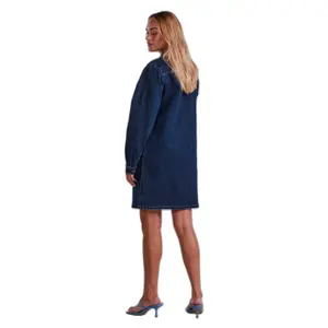 Robe en jean manches longues femme Pieces Perry image-3