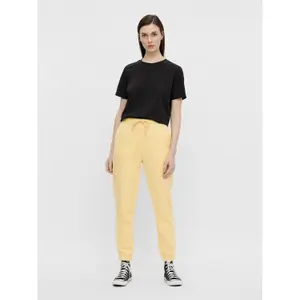 Pantaloni fitness da donna a vita alta Pieces Chilli image-1