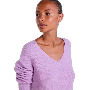 Pullover à col V femme Pieces Ellen image-4