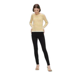 Jeans taille haute femme Pieces Highfive Flex image-1