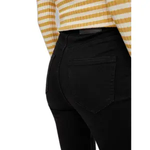 Jeans taille haute femme Pieces Highfive Flex image-5
