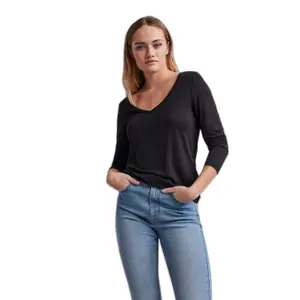 T-shirt de manga comprida feminina Pieces Kamala New image-1