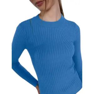 Jersey de cuello alto para mujer Pieces Crista image-4