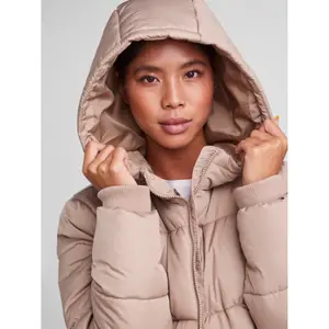 Casaco comprido com capuz para mulher Pieces Bee image-5